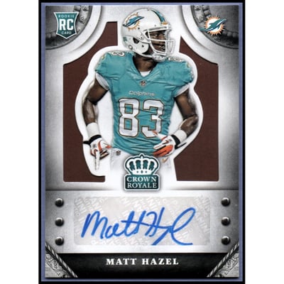2014 Crown Royale Rookie Signatures Retail Bronze #SMH Matt Hazel/99