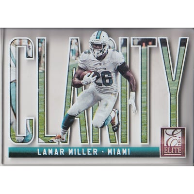 2014 Elite Clarity #49 Lamar Miller