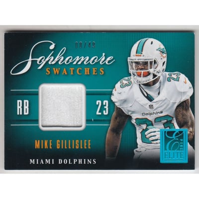 2014 Elite Sophomore Swatches Prime #6 Mike Gillislee/49