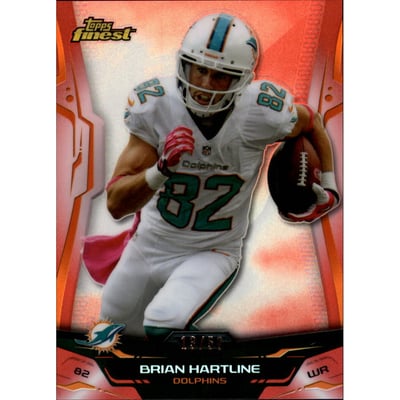2014 Finest Red Refractors #86 Brian Hartline