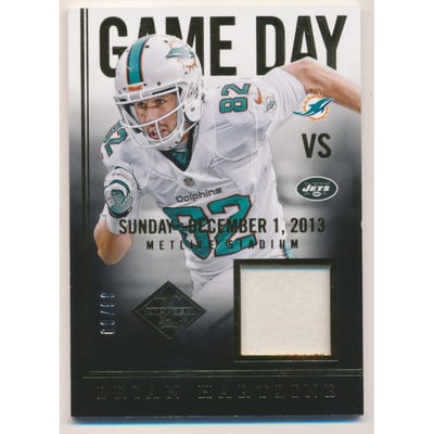 2014 Limited Game Day Materials #29 Brian Hartline/99