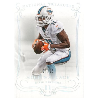 2014 Panini National Treasures Century Silver #37 Mike Wallace