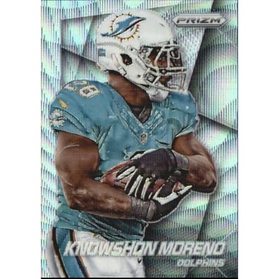 2014 Panini Prizm Prizms Light Blue Wave #145 Knowshon Moreno