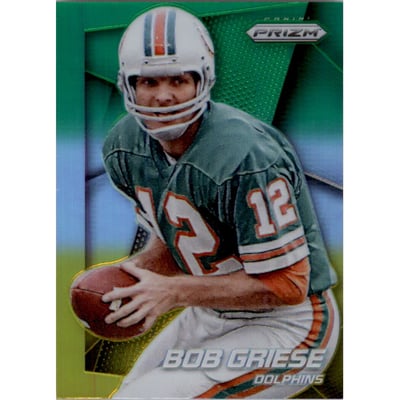 2014 Panini Prizm Prizms Neon Green Yellow #56 Bob Griese