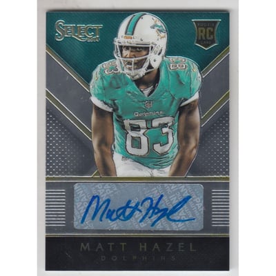 2014 Select Rookie Autographs #RAMH Matt Hazel/149