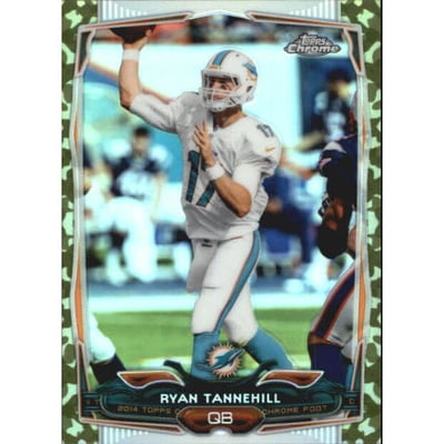 2014 Topps Chrome Mini Camo Refractors #23 Ryan Tannehill