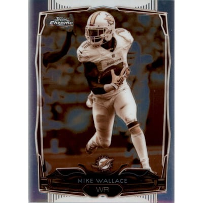 2014 Topps Chrome Sepia Refractors #68 Mike Wallace