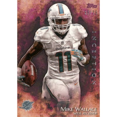 2014 Topps Inception Magenta #5 Mike Wallace
