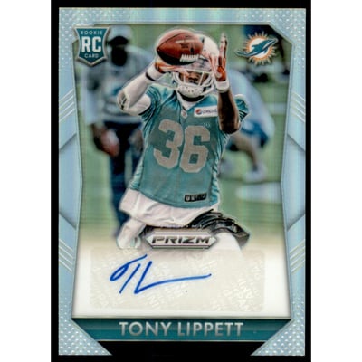 2015 Panini Prizm Rookie Autographs Prizms #RSTO Tony Lippett/175