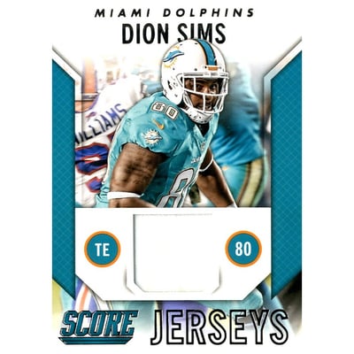 2015 Score Jerseys #JDS Dion Sims