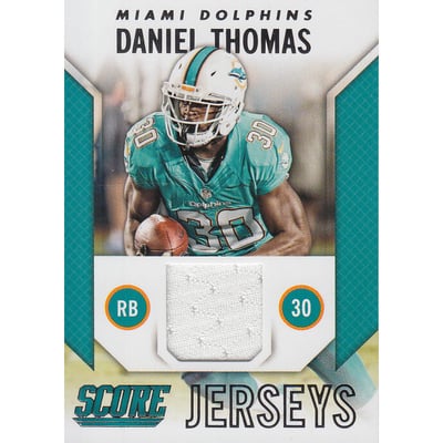 2015 Score Jerseys #JDT Daniel Thomas