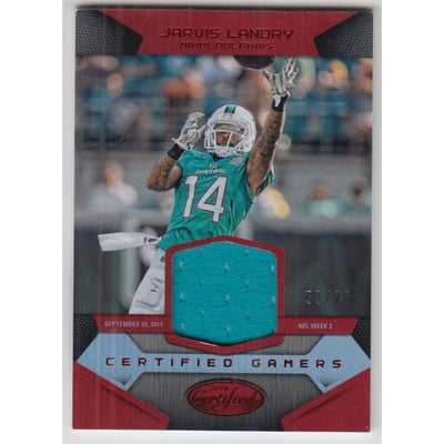 2016 Certified Gamers Mirror Red #3 Jarvis Landry
