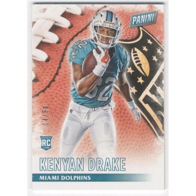 2016 Panini Black Friday Thick Stock #67 Kenyan Drake