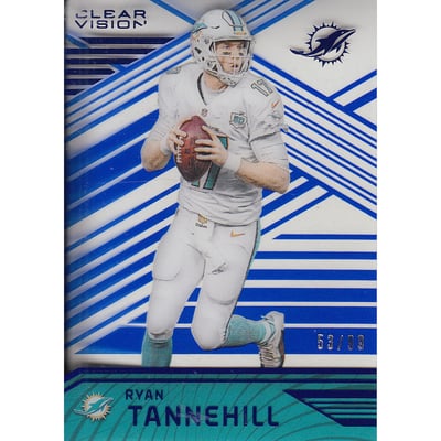 2016 Panini Clear Vision Blue #38 Ryan Tannehill