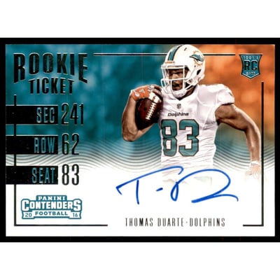 2016 Panini Contenders #288 Thomas Duarte AU