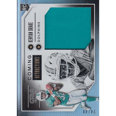 2016 Panini Gala Coming Attractions Jerseys #13 Kenyan Drake