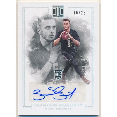 2016 Panini Impeccable Silver #123 Brandon Doughty AU