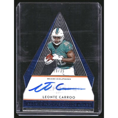 2016 Panini Preferred Blue #189 Leonte Carroo PC AU/35