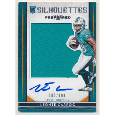 2016 Panini Preferred #89 Leonte Carroo SL JSY AU/199 RC