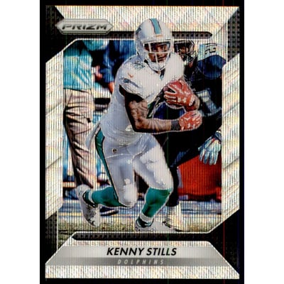 2016 Panini Prizm Prizms Blue Wave #180 Kenny Stills