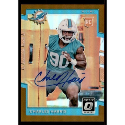 2017 Donruss Optic Rookie Autographs Bronze #120 Charles Harris