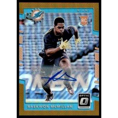 2017 Donruss Optic Rookie Autographs Bronze #131 Raekwon McMillan