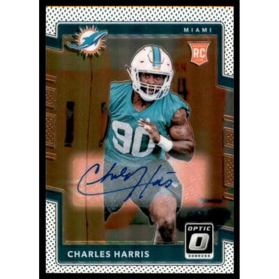 2017 Donruss Optic Rookie Autographs #120 Charles Harris