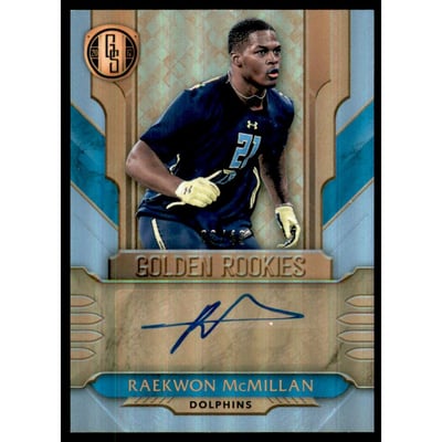 2017 Panini Gold Standard Golden Rookies Autographs Platinum #5 Raekwon McMillan