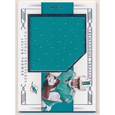 2017 Panini National Treasures Tremendous Treasures Materials #41 Julius Thomas