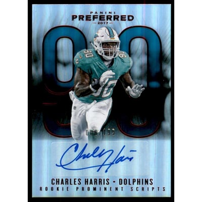 2017 Panini Preferred #271 Charles Harris PROM AU/199