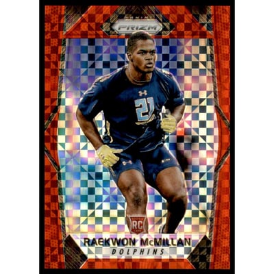 2017 Panini Prizm Prizms Red Power #296 Raekwon McMillan