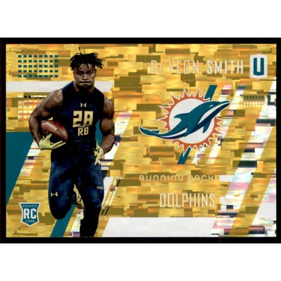 2017 Panini Unparalleled Yellow #210 De'Veon Smith