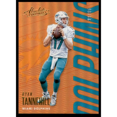 2018 Absolute Spectrum Orange #58 Ryan Tannehill