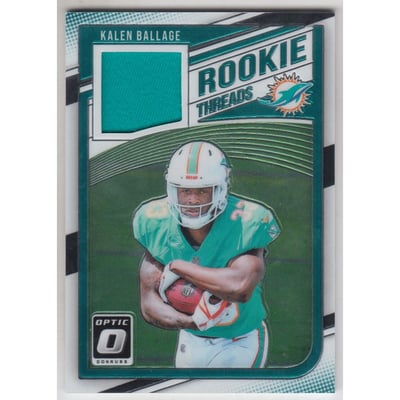 2018 Donruss Optic Rookie Threads #25 Kalen Ballage