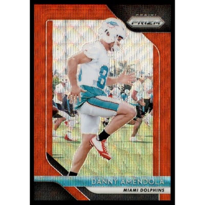 2018 Panini Prizm Prizms Red Wave #87 Danny Amendola