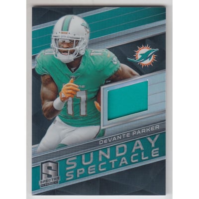 2018 Panini Spectra Sunday Spectacle Jerseys #44 DeVante Parker/199
