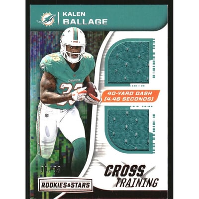 2018 Rookies and Stars Cross Training Jerseys #34 Kalen Ballage