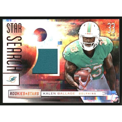 2018 Rookies and Stars Star Search Jerseys #34 Kalen Ballage