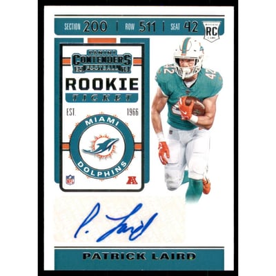 2019 Panini Contenders #212 Patrick Laird AU RC