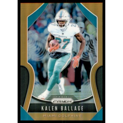 2019 Panini Prizm Prizms Orange #14 Kalen Ballage