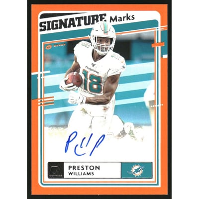 2020 Donruss Signature Marks #8 Preston Williams