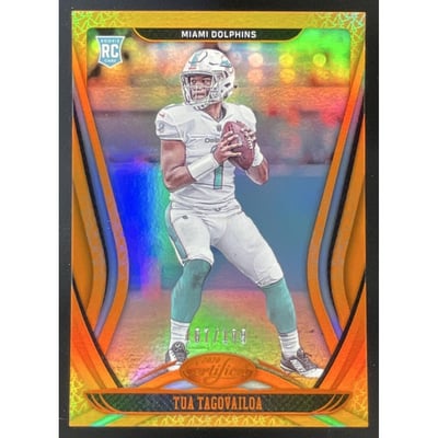 2020 Panini Certified Mirror Orange #102 Tua Tagovailoa RC /199