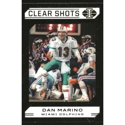 2020 Panini Illusions Clear Shots #13 Dan Marino