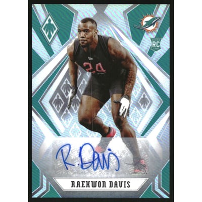 2020 Panini Phoenix Rookie Autographs Silver #167 Raekwon Davis