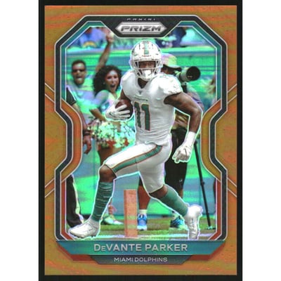 2020 Panini Prizm Prizms Orange #10 DeVante Parker