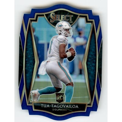 2020 Select Prizm Blue Die Cut #145 Tua Tagovailoa