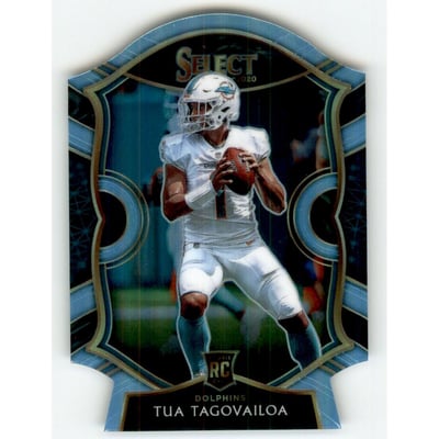 2020 Select Prizm Light Blue Die Cut #45 Tua Tagovailoa