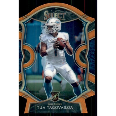 2020 Select Prizm Orange Die Cut #45 Tua Tagovailoa