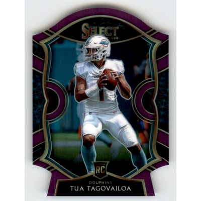 2020 Select Prizm Purple Die Cut #45 Tua Tagovailoa