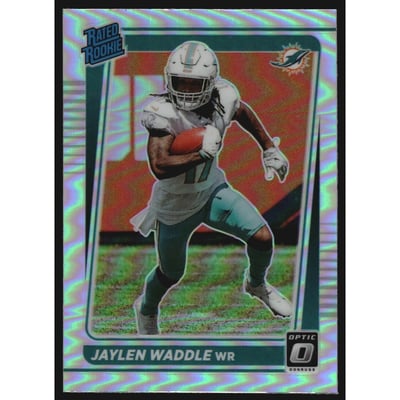 2021 Donruss Optic Holo #208 Jaylen Waddle RR